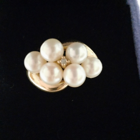 Jewelry - 10k yg pearl cluster ring (JB-7)